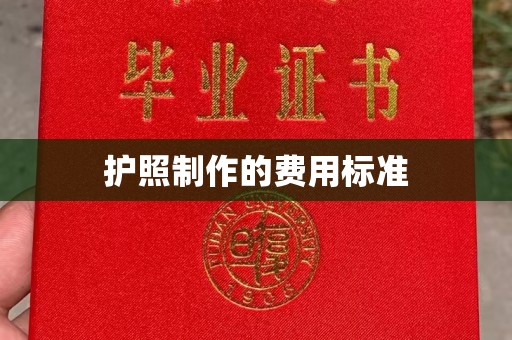 曹县护照制作的费用标准