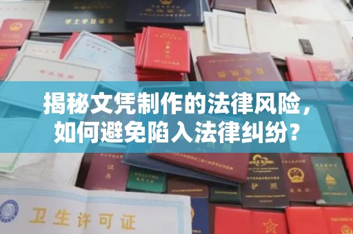 曹县揭秘文凭制作的法律风险，如何避免陷入法律纠纷？