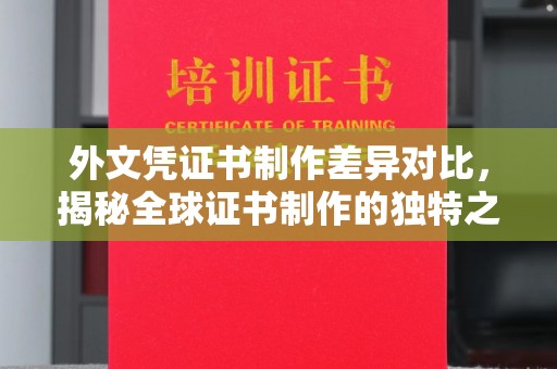 曹县外文凭证书制作差异对比，揭秘全球证书制作的独特之处