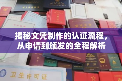 曹县揭秘文凭制作的认证流程，从申请到颁发的全程解析